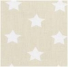beige mit weien Sternen